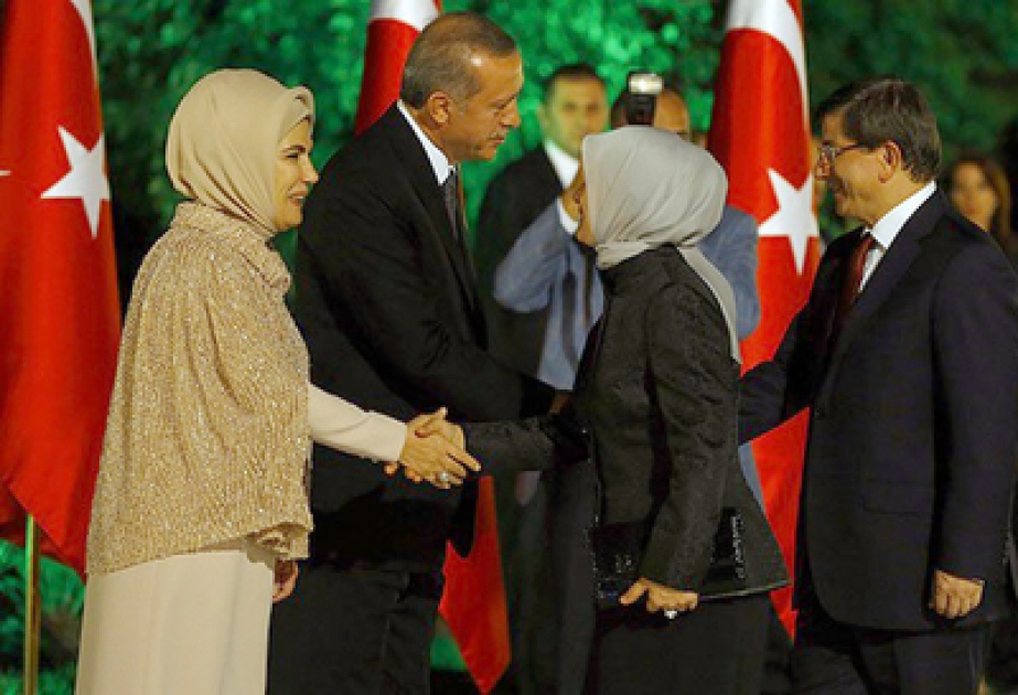 Çankaya Köşkündə Zəfər bayramı münasibətilə rəsmi qəbul keçirilib