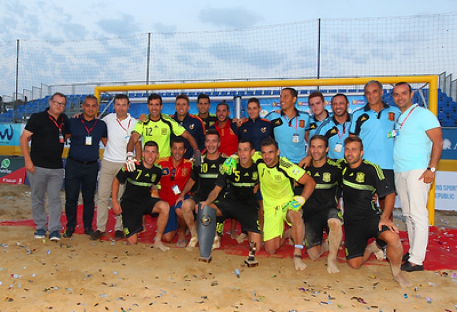 Spain claims fourth Euro Beach Soccer Cup