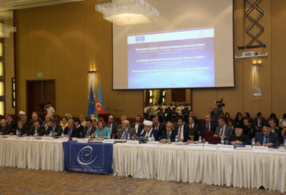 Bakıda 2014-cü il mədəniyyətlərarası dialoqun dini ölçüsü üzrə Avropa Şurasının mübadilə görüşü işə başlayıb VİDEO