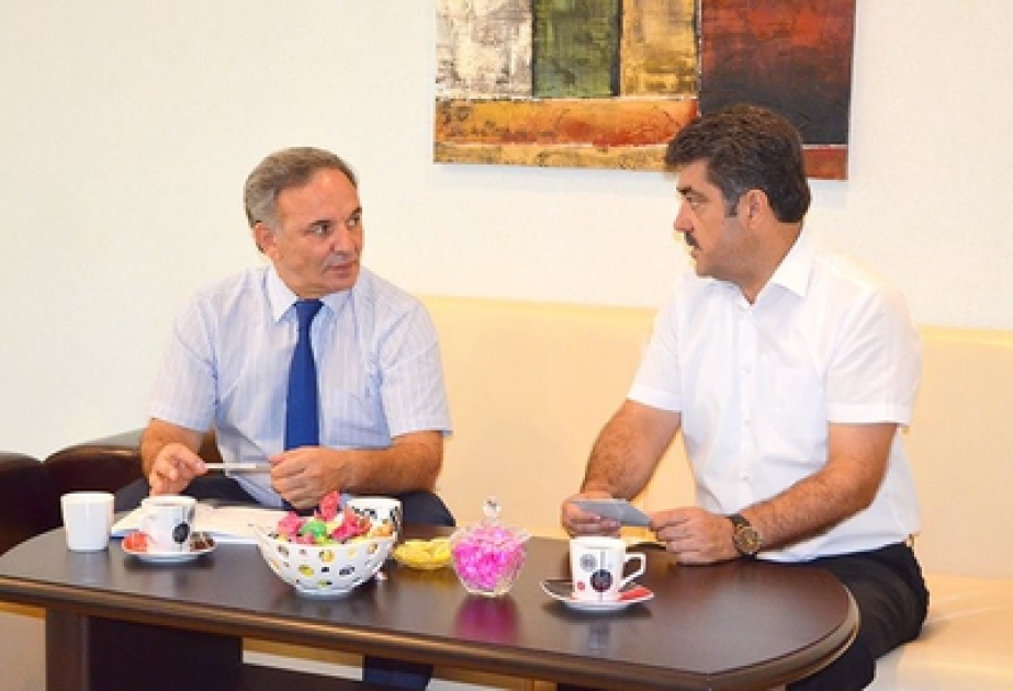 Türk Dünyası Qəzetəcilər Federasiyasının baş direktoru Azərbaycan Mətbuat Şurasında olub