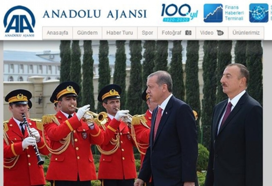 土耳其媒体热议雷杰普•塔伊普•埃尔多安总统访问阿塞拜疆