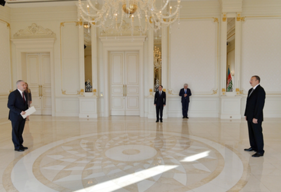 President Ilham Aliyev received the newly-appointed Lithuanian Ambassador VIDEO