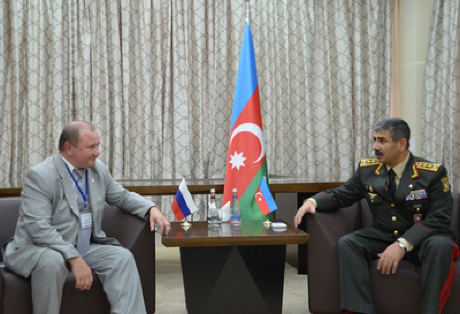 Azerbaijani Defence Minister meets head of office of Russian Federal Service for Military-Technical Cooperation