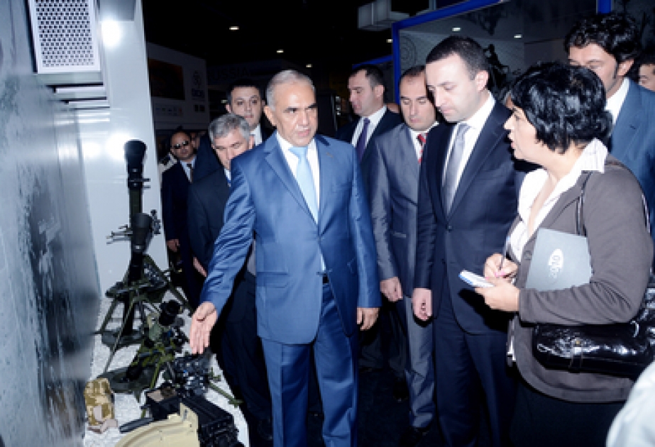 Georgian Premier visits first Azerbaijan International Defense Industry Exhibition “ADEX 2014”