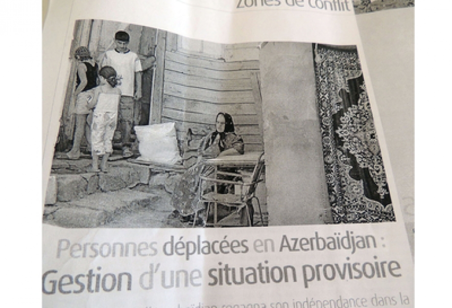Во влиятельном французском журнале «Дипломатия» опубликована статья об азербайджанских беженцах и вынужденных переселенцах