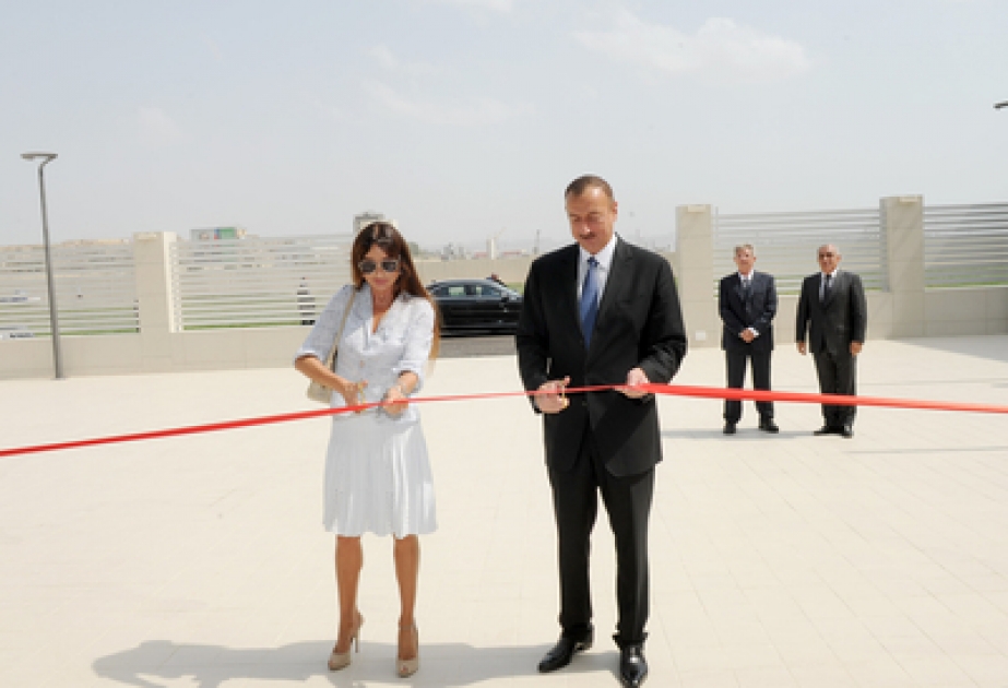 President Ilham Aliyev attended the opening of the French Lyceum of Baku VIDEO
