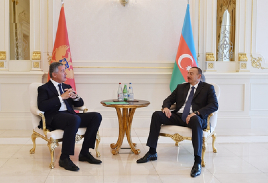 Azərbaycan Prezidenti İlham Əliyev Monteneqronun Baş nazirinin rəhbərlik etdiyi nümayəndə heyətini qəbul edib VİDEO