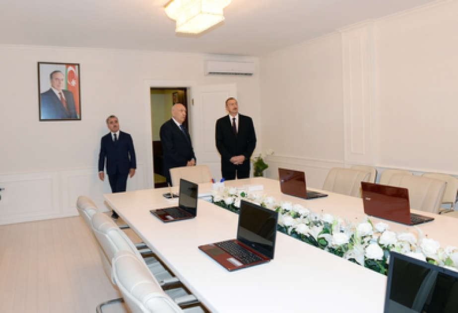 President Ilham Aliyev reviewed the office building of Ismayilli District Executive Authority after major overhaul VIDEO