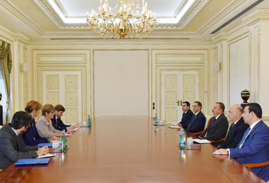 President Ilham Aliyev received a delegation led by the President of the Parliamentary Assembly of the Council of Europe VIDEO