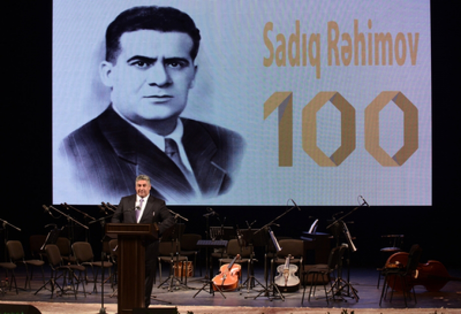 Tanınmış dövlət xadimi Sadıq Rəhimovun 100 illik yubileyi qeyd edilib