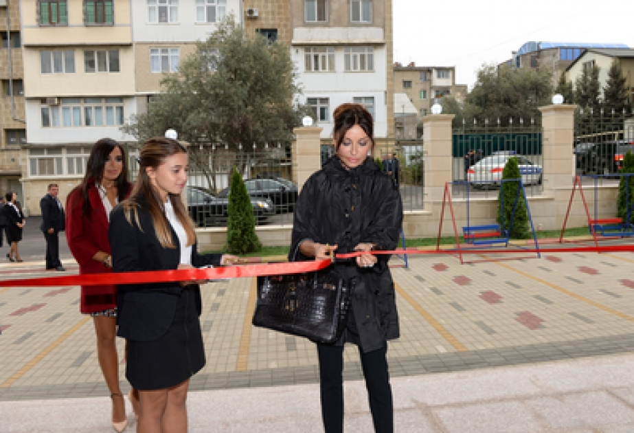 Im Yasamal Bezirk von Baku eine neue Kindereinrichtung gebaut