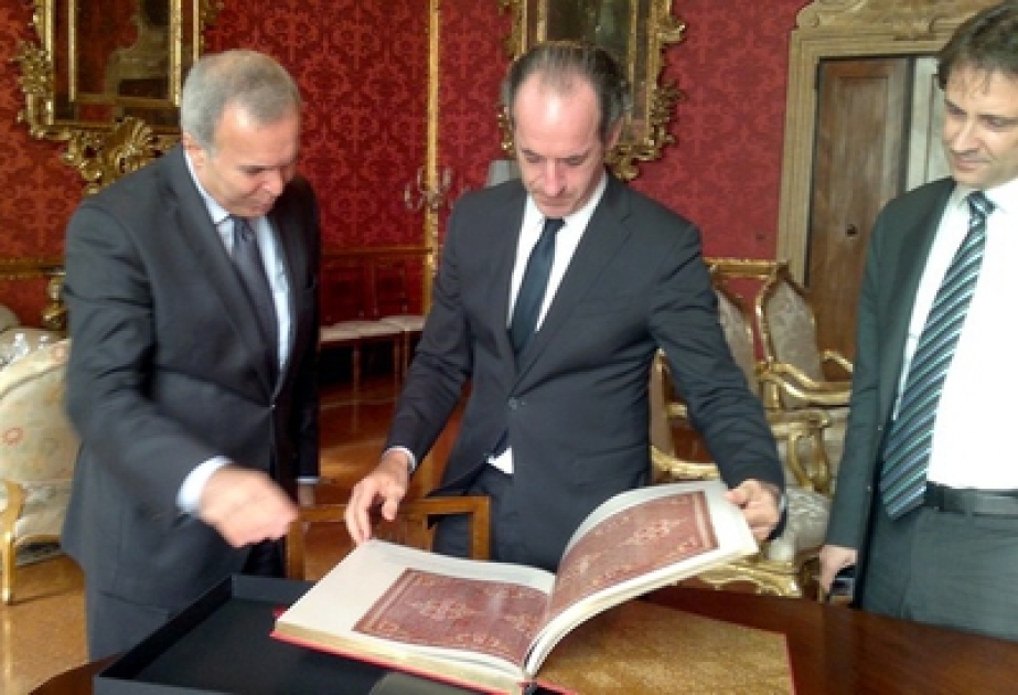 Azərbaycan ilə İtaliyanın Veneto regionu arasında münasibətlərin inkişaf perspektivləri müzakirə olunub
