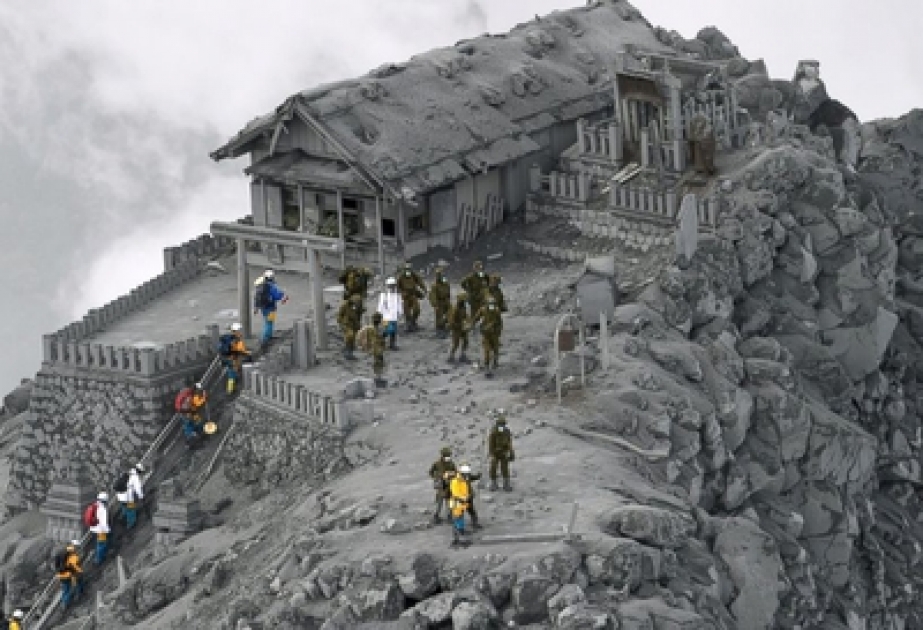 استمرار أعمال بحث مفقودين في جبل أوتاكي اليابانية اليوم