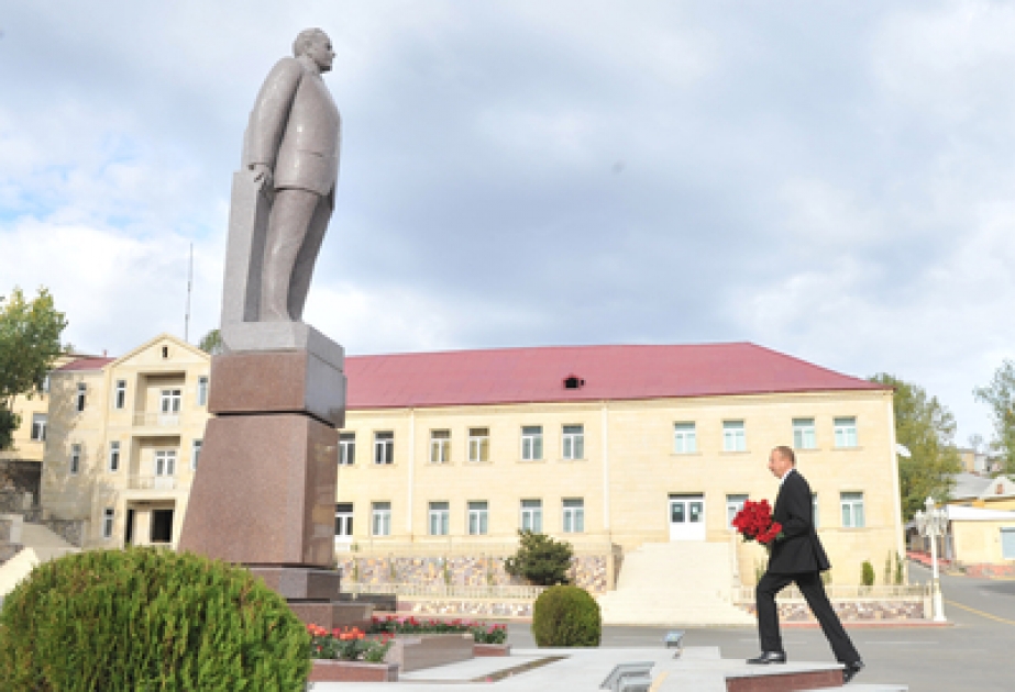 Le président azerbaïdjanais Ilham Aliyev est arrivé en visite à la région Dachkessen VIDEO
