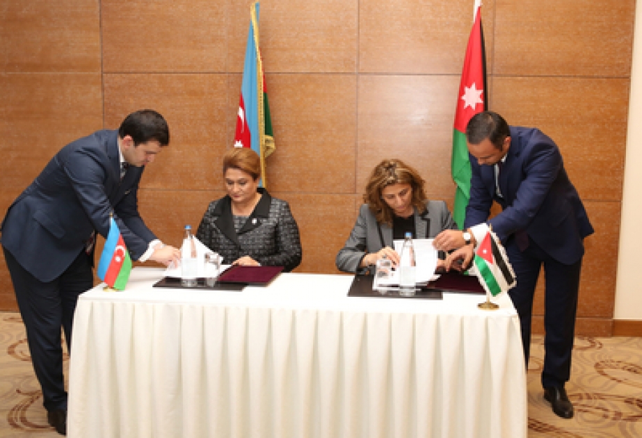 توقيع مذكرة تفاهم للتعاون بين أذربيجان والأردن في مجال الأسرة والمرأة والطفل