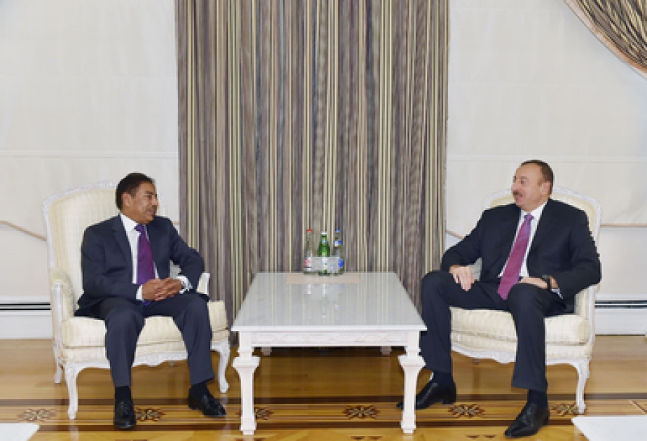 الرئيس إلهام علييف يستقبل السفير القطري بمناسبة انتهاء فترة عمله لدى أذربيجان