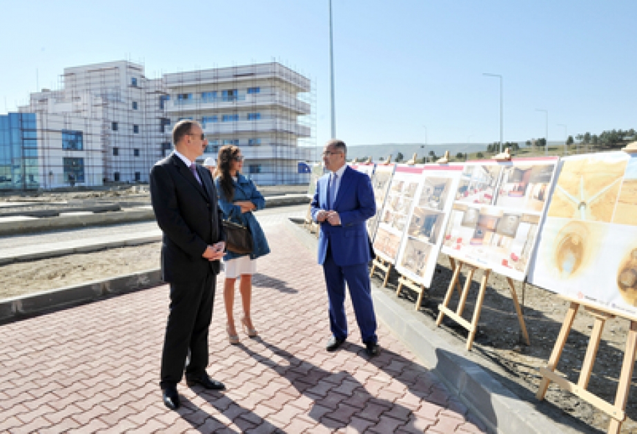 President Ilham Aliyev reviewed the progress of construction at the Skeet Shooting Complex VIDEO