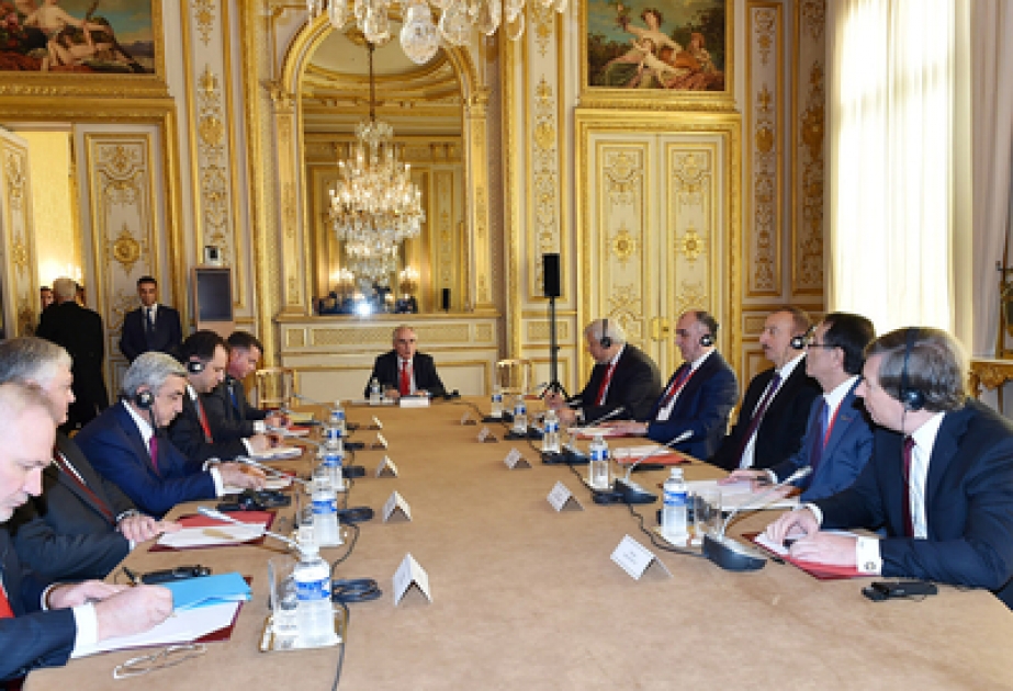 Paris : entretien du président azerbaïdjanais Ilham Aliyev avec son homologue arménien Serge Sarkissian VIDEO