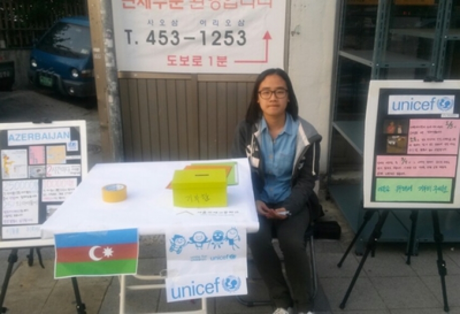 Des écoliers coréens ont organisé une action humanitaire pour aider les enfants réfugiés et déplacés azerbaïdjanais