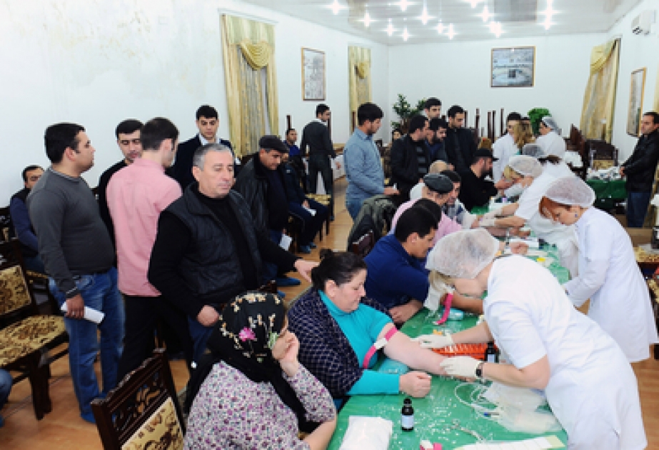 Aşura günü ilə əlaqədar 4 min 43 nəfər könüllü olaraq qan verib