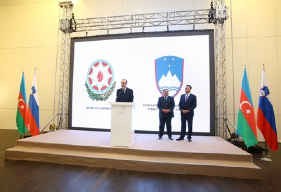 Sloveniyanın Bakıdakı fəxri konsulluğu və fəxri konsulu təqdim olunub