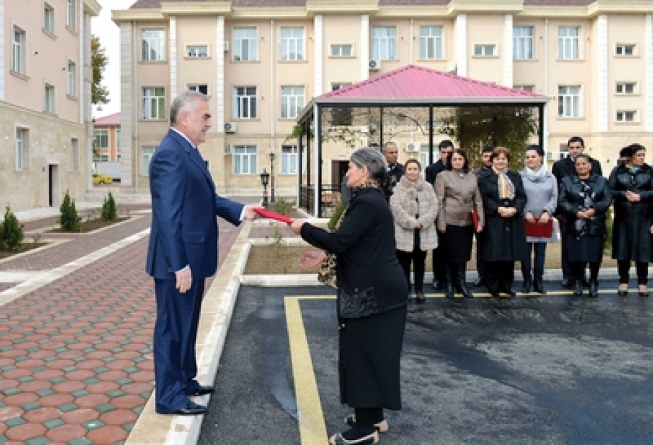 Naxçıvan şəhərində 5 nömrəli yaşayış binası istifadəyə verilib