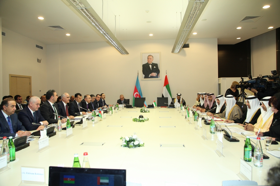 La cinquième réunion de la Commission mixte intergouvernementale Azerbaïdjan-Emirats arabes unis