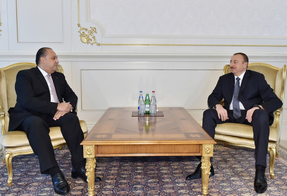 Aserbaidschans Präsident Ilham Aliyev hat den neuen Botschafter von Jordanien zur Entgegennahme des Beglaubigungsschreibens empfangen VIDEO