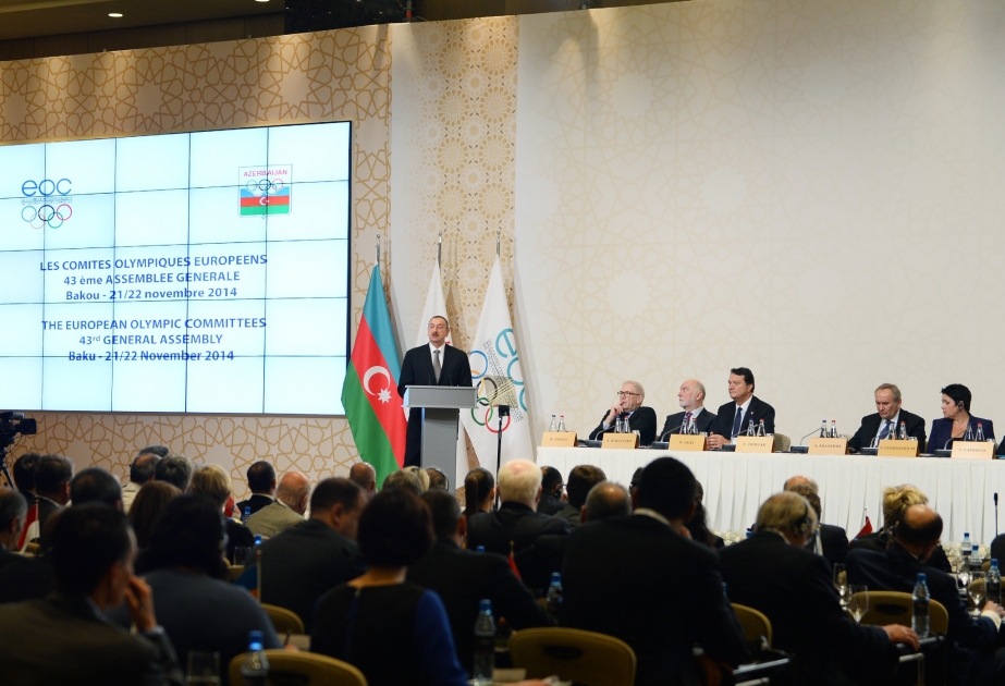 Le président azerbaïdjanais Ilham Aliyev a participé à la cérémonie d’ouverture de la 43e Assemblée Générale des COE à Bakou VIDEO