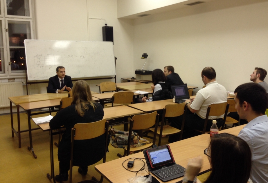 Ambassador delivers lecture on Azerbaijan`s realities in Prague