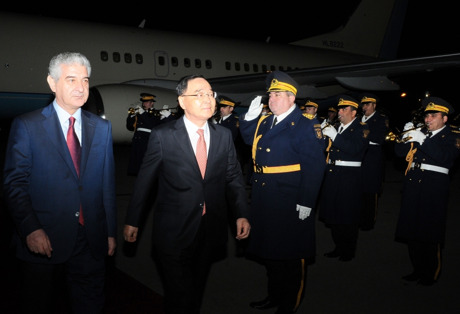 Premierminister der Republik Korea ist zu Staatsbesuch in Aserbaidschan eingetroffen