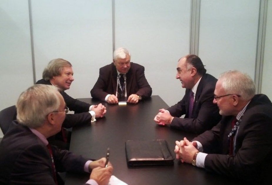 阿塞拜疆外交部长会见欧安组织明斯克小组联合主席