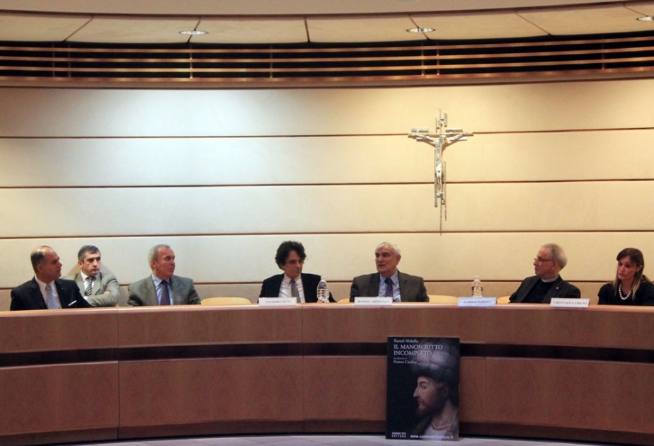 Kamal Abdulla’s The Incomplete Manuscript presented in Italy VIDEO