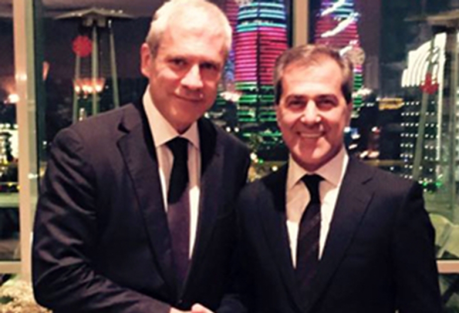 Azerbaijani committee chairman meets Serbian former president
