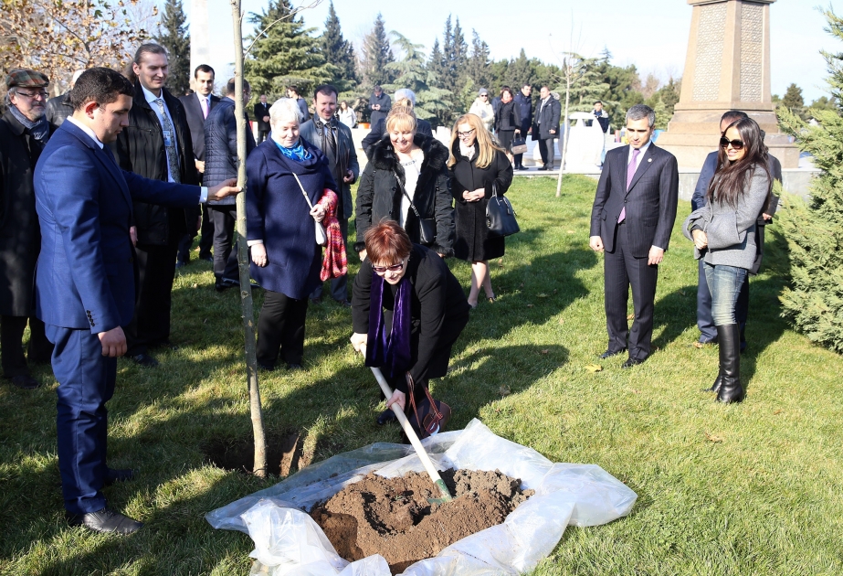 Heydər Əliyev Fondunun vitse-prezidenti Leyla Əliyeva və rusiyalı qonaqlar Gəncədə olublar
