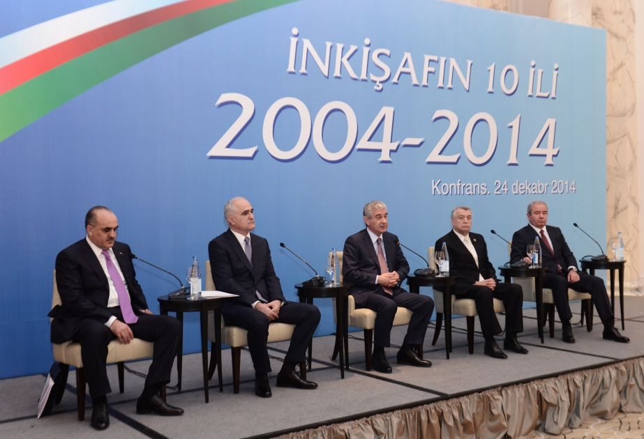 Bakıda “İnkişafın 10 ili: 2004-2014” mövzusunda konfrans keçirilib