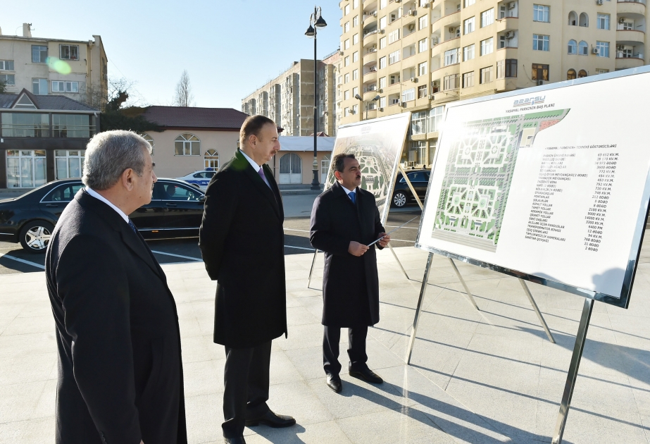 In Baku ein weiterer Park eröffnet VIDEO