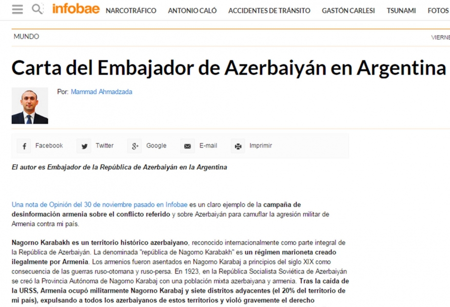 L’Arménie s’invite à accélérer le règlement du conflit du Haut-Karabagh