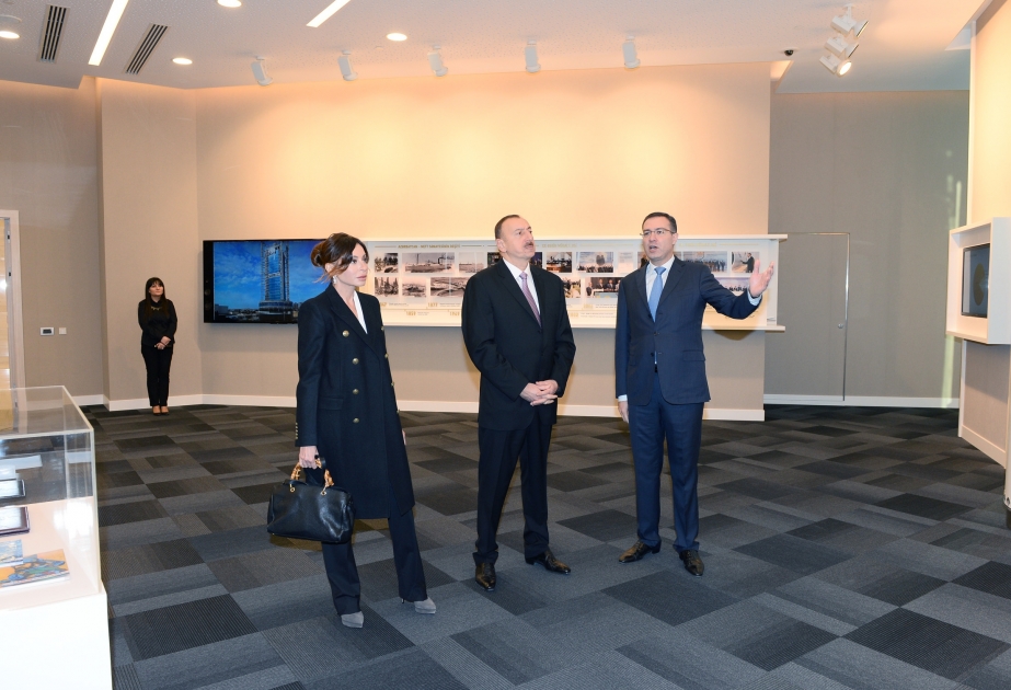 Le président Ilham Aliyev a participé à l’inauguration du nouveau bâtiment administratif du Fonds national de Pétrole VIDEO