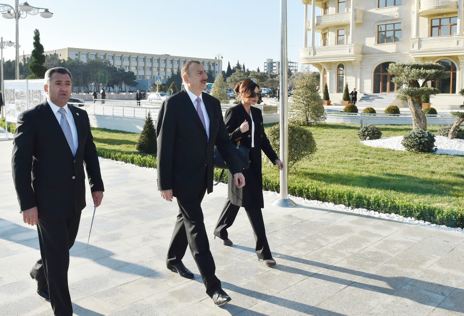 In der Hauptstadt Baku ein weiterer Park zur Nutzung der Bewohnner übergeben VIDEO