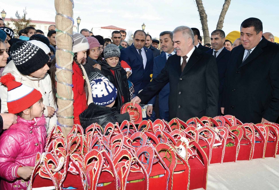 Naxçıvanda Yeni ilin gəlişi münasibətilə bayram şənlikləri keçirilib
