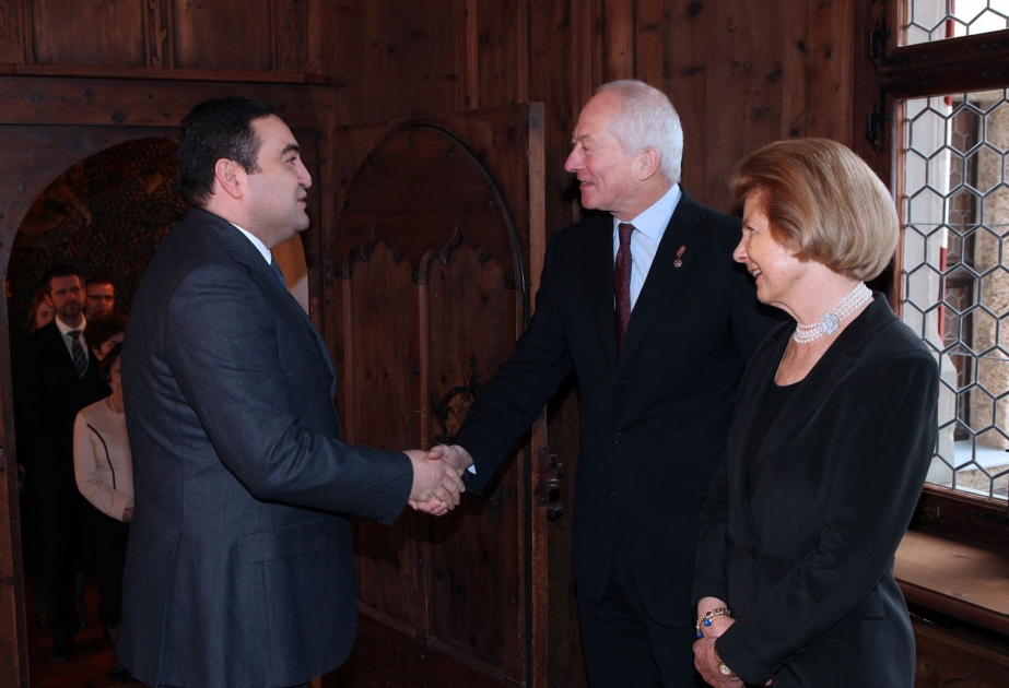 L’ambassadeur d’Azerbaïdjan a été présent à la réception officielle offerte par le prince du Liechtenstein