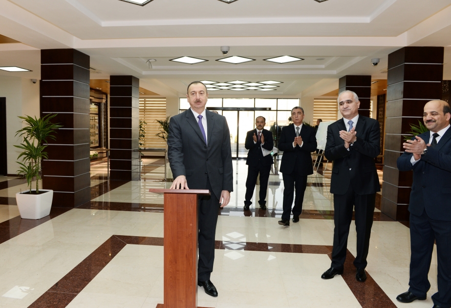 President Ilham Aliyev attended the opening of the “Alyans Tekstil” sewing factory in Sumgayit VIDEO