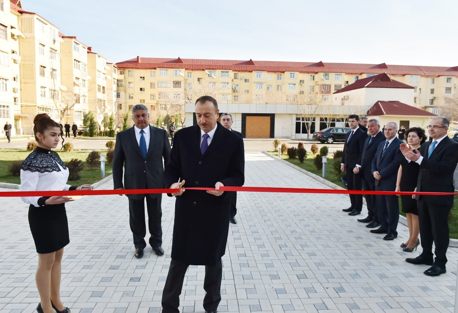 President Ilham Aliyev attended the opening of the Youth House in Sumgayit VIDEO