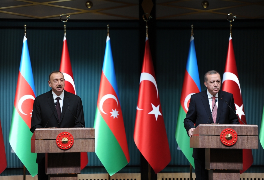 Pressekonferenz der aserbaidschanischen und türkischen Präsidenten VIDEO