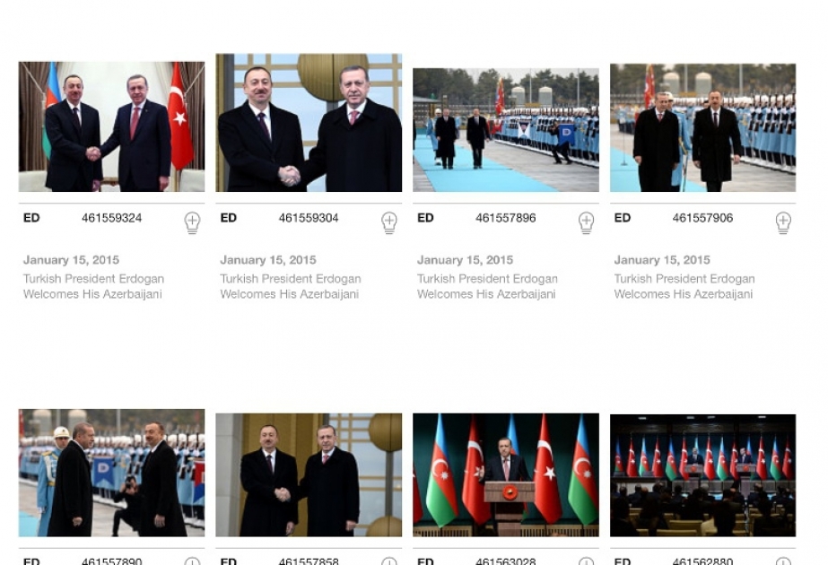 L'agence Getty Images a largement couvert la visite du président Ilham Aliyev en Turquie VIDEO