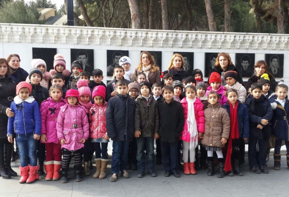 Laçınlı məktəblilər 20 Yanvar qurbanlarının xatirəsini anıblar