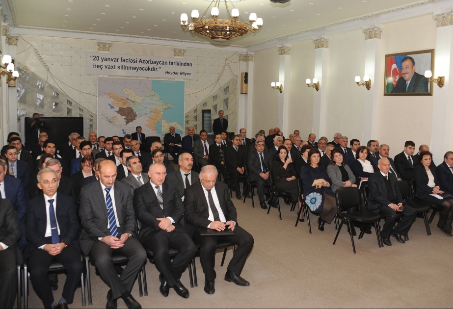 20 Yanvar Azərbaycanın suverenliyi, istiqlaliyyəti və ərazi bütövlüyü uğrunda mübarizənin rəmzidir