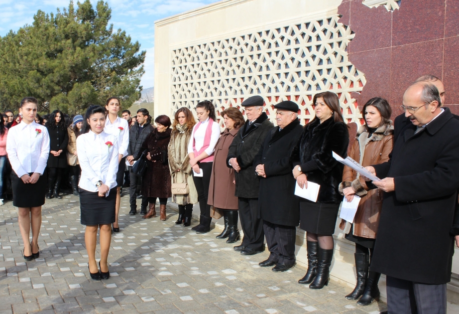 20 Yanvar şəhidləri Azərbaycanın tarixinə parlaq səhifə yazıblar