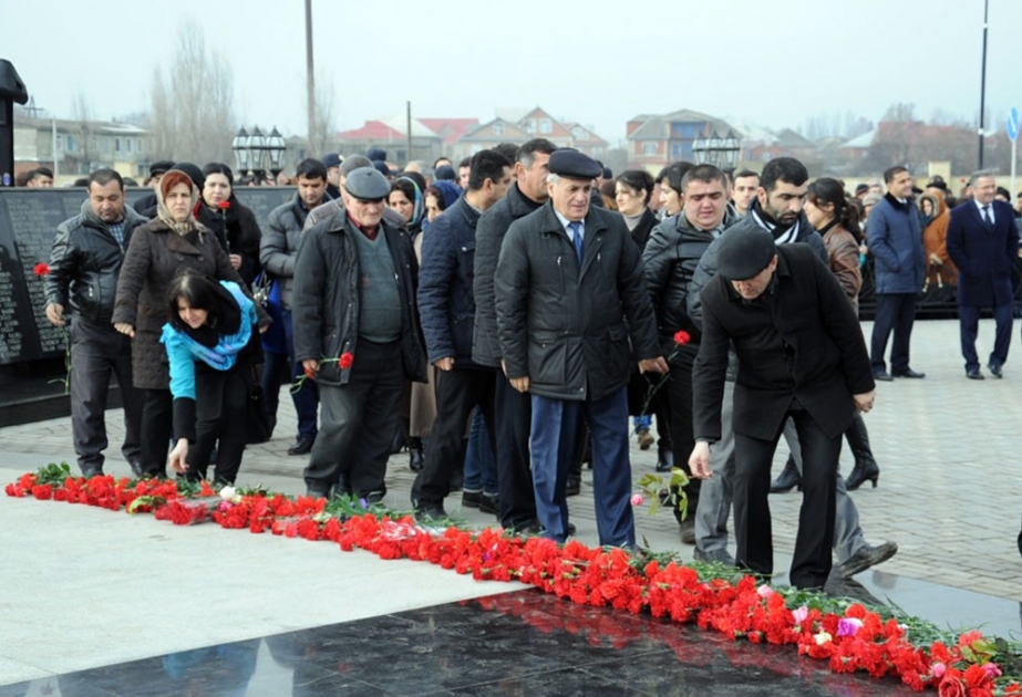 Lənkəranda 20 Yanvar faciəsi qurbanlarının xatirəsini anma mərasimi
